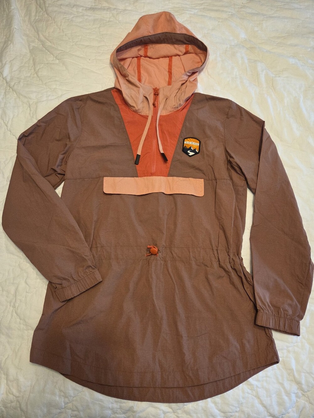 Alpine Design Colorblock Anorak Windbreaker Jacket XS (NWOT)